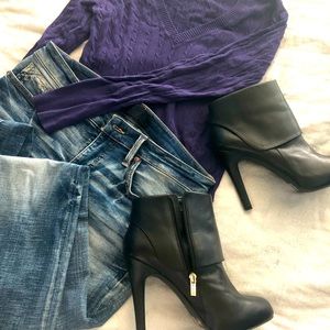 Jessica Simpson Black booties 8.5